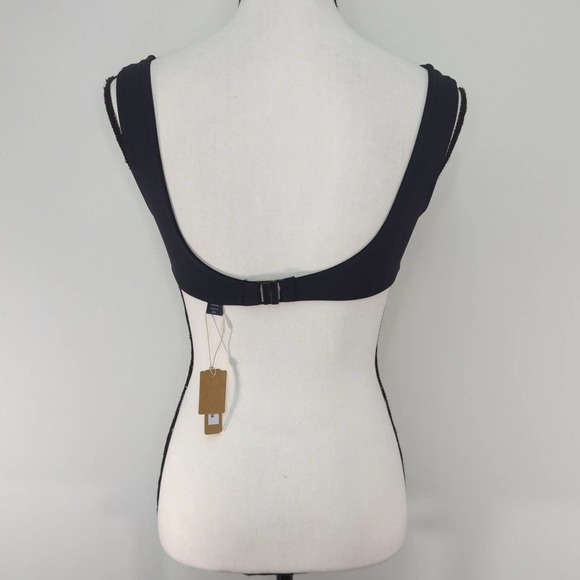 SKIMS Shaping Swim Unlined Underwire‎ Bikini Top Onyx | XXS - Picture 7 of 11